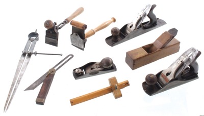 Assorted Makers: Lot Of Clean & Usabl Woodworking Tools