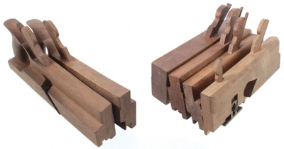 Harris & Shepherd, Little Falls, New York: Five Extra Clean Molding Planes