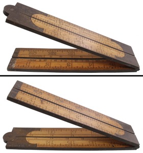 Chapin-Stephens Company, Pine Meadow, Connecticut, No. 78 1/2: Two-Foot, Four-Fold Folding Rule