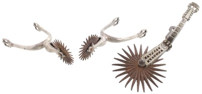 Unmarked: Pair Of Fancy Mexican Spurs
