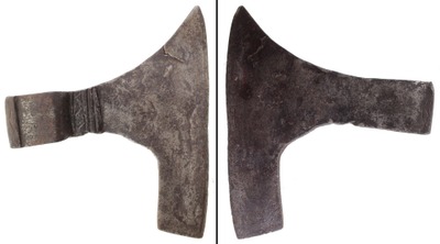 Unmarked: Early Hand Forged Hewing Axe Head