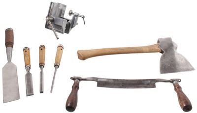 Assorted Makers: Lot Of Clean & Usabl Woodworking Tools