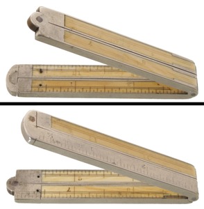 STANLEY (Unmarked), No. 40: One-Foot, Four-Fold Caliper Folding Rule