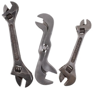 Assorted Makers: Lot Of Three Double End Wrenches