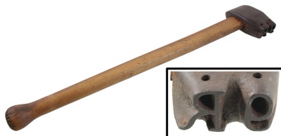 Unmarked: 19th C. Log Marking Hammer