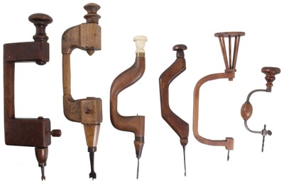 Assorted Makers: Lot Of Early Type Wooden Brace