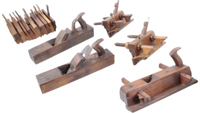 Assorted Makers: Lot Of Asst. Wooden Woodworking Planes