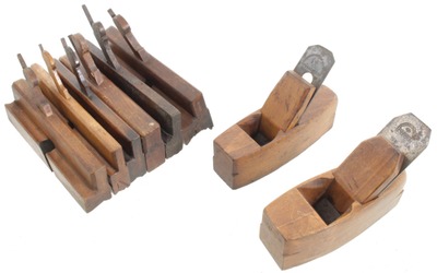 Assorted Makers: Lot Of Sound & Usabl Woodworking Plane