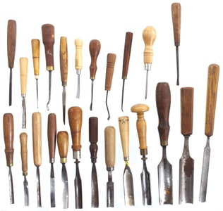 Assorted Makers: Lot Of Clean & Usabl Carving Tools