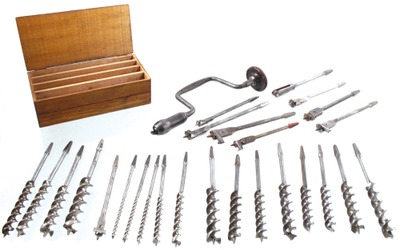 Assorted Makers: Lot Of Clean & Usable Auger Bits