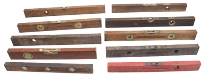 Stanley Rule & Level: Lot Of Restoration Grade Sprit Levels