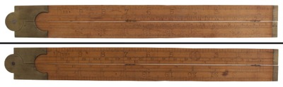 Stanley Rule & Level, No. 4: Two Foot/Twofold Folding Rule