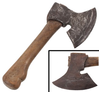 Unmarked: Early Offset Hdl. Hewing Axe