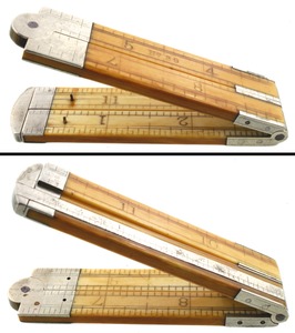 STANLEY (Unmarked), No. 39: One-Foot/Four Fold Folding Rule