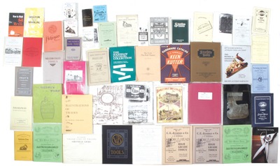 Assorted Makers: Lot Of Reprinted Tool Catalogues