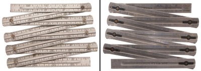 Stanley Rule & Level, No. 413: Rare Aluminum Folding Rule