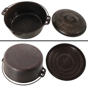 Griswold Manufacturing Company, Erie, Pennsylvania, No. 9: Extra Clean "Tite Top Dutch Oven"