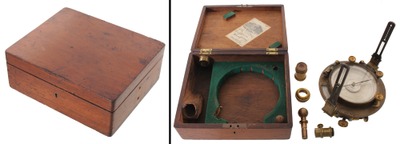 W. & L.E. Gurley, Troy, New York: Apparently Unused Surveyor's Compass