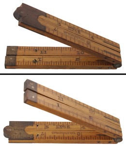 Upson Nut Company, Unionville, Connecticut: One-Foot, Four-Fold Folding Rule