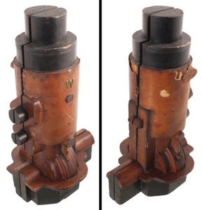 Unmarked: Orig. Wood Pattern For Machine Part