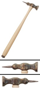 Unmarked: Silver Head "Barrister's" Hammer