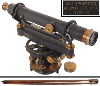 David White Company, Milwaukee, Wisconsin: Precision Surveyor's "Wye" Level