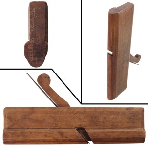 Spicer, Able/Groton, Conn.: Early Yellow Birch Round Molding Plane
