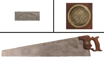Henry Disston, Philadelphia, Pennsylvania: Early 5 1/2 Point 28" Rip Saw