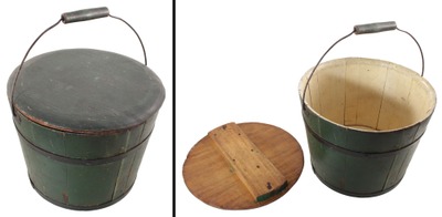Unmarked: Exctra Clean Shaker Made Wooden Bucket