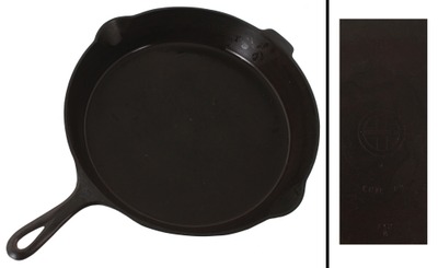 Griswold Manufacturing Company, Erie, Pennsylvania, No. 12: Rare Extra Lg. Cast Iron Frying Pan