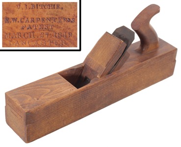 E. W. Carpenter: Patent Double Wedge Jack Plane