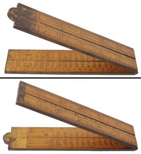Chapin-Stephens Company, Pine Meadow, Connecticut, No. 79 1/4: Rare Two-Foot Folding Rule