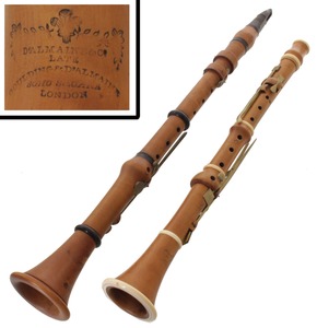 Assorted Makers: Two Antique Brass Clarinets