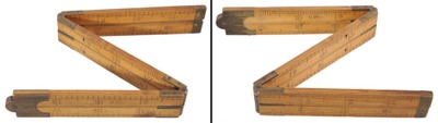 Upson Nut Company, Unionville, Connecticut, No. 58: Two Foot, Six Fold Folding Rule
