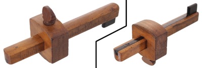 Auxer & Remley, Lancaster, Pennsylvania: Beech & Rosewood Marking Gauge