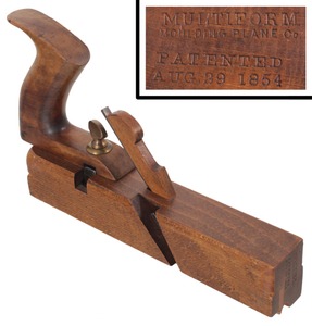 Multiform Molding Plane Company, Charlestown, Massachusetts: Removable Hdl. Bxd. Bead Molding Plane