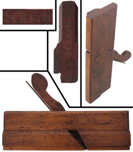 I. Gleim: Early Stepped Rabbet Molding Plane