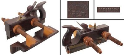 H. Chapin, Union Factory, Pine Meadow, Connecticut, No. 240 1/2: Handled Rosewood Plow Plane