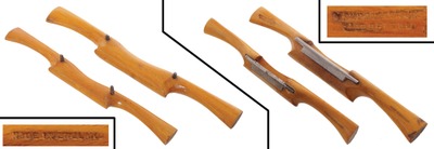 William Marples & Sons, Sheffield, England: Two Extra Clean Beech Spoke Shaves