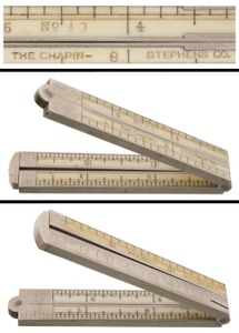 Chapin-Stephens Company, Pine Meadow, Connecticut, No. 40: One Foot, Four Fold Folding Rule