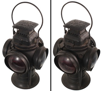 Adlake, Chicago, Illinois: Adlake Non-Sweating" Railroad Lantern