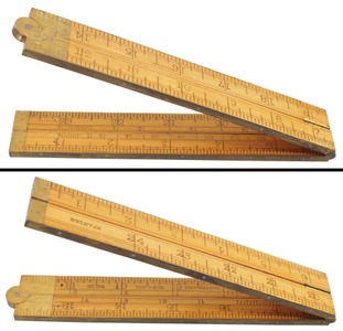 Chapin-Stephens Company, Pine Meadow, Connecticut, No. 84: Two Foot, Four Fold Folding Rule