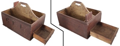 Unmarked: 19th C. Carpenter's Tool Tote