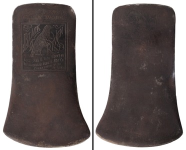 True Temper Kelly Works, Charleston, West Virginia: Extra Clean "Black Ravben Axe Head