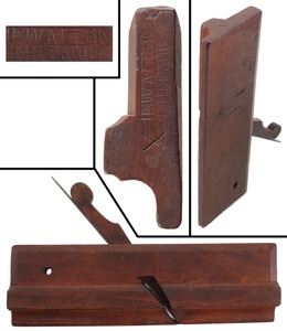I. Walton, In Reading: Early Qtr. Rnd. Molding Plane