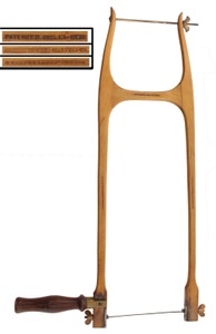 Sorrento Wood Carving Company (unmkarked): Leavitt's Patent Birch Fret Saw