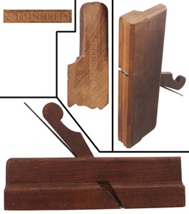 Mc Intire, Saml./Salem, Mass.: Rare Early Maker Bee Ogee Molding Plane