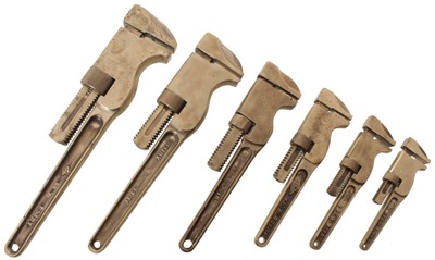 Ampco Metal Company, Milwaukee, Wisconsin: Stepped Sest Of Six Beryllium Nut Wrench