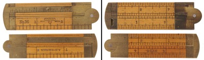 Stanley Rule & Level, No. 36: Study Pair Of Six- Inch Folding Rules