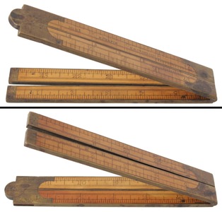 H. Chapin, U. S. Standard, No. 21: Two Foot, Four Fold Folding Rule